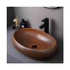 Huangj-0527 Oval Ceramic Countertop Bathroom Sink view 1