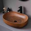 Huangj-0527 Oval Ceramic Countertop Bathroom Sink view 4