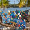 4-Pack 65 x 65 cm Waterproof Outdoor Pillow Covers, Double-Sided Geometric Print view 3