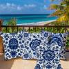 35 x 35 cm Blue Cushion Covers, 4-Pack, Waterproof Linen Decorative Pillow Covers view 2