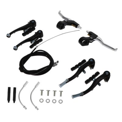 KITANDOVE 1-Set Mountain Bike Brake Kit with Aluminum Brake Levers and Cables