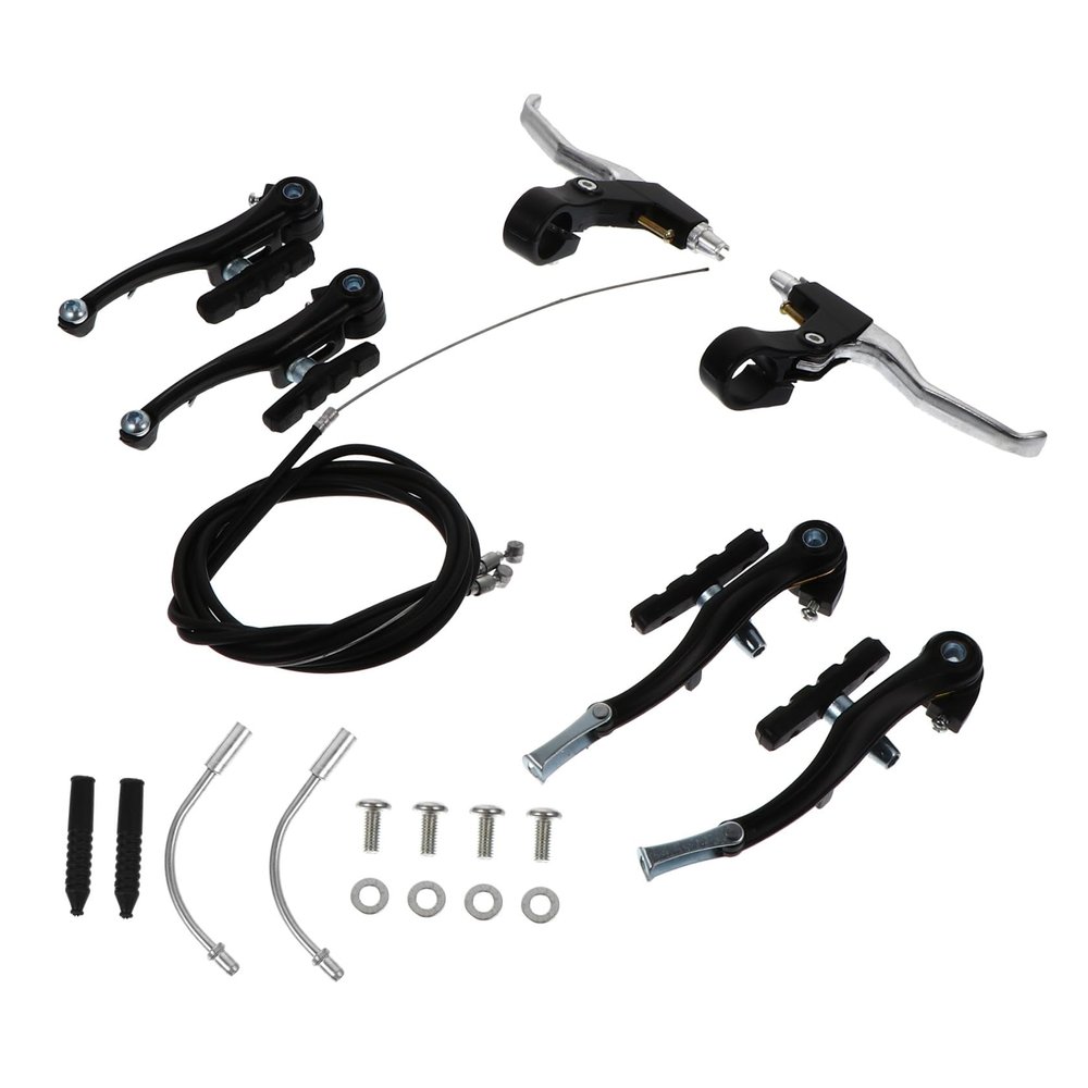KITANDOVE 1-Set Mountain Bike Brake Kit with Aluminum Brake Levers and Cables