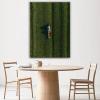 DMZPKZB Natural Landscape Canvas Wall Art, Meadow and Woman, Framed, Green, 30 x 45 cm view 4