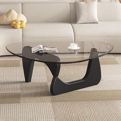 Modern Round Marble Coffee Table Set, 2 Pieces