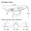 Modern Round Marble Coffee Table Set, 2 Pieces view 2
