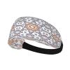 African Bohemian Yoga Sweatband, Stretch Unisex Sports Headband view 1