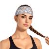 African Bohemian Yoga Sweatband, Stretch Unisex Sports Headband view 3