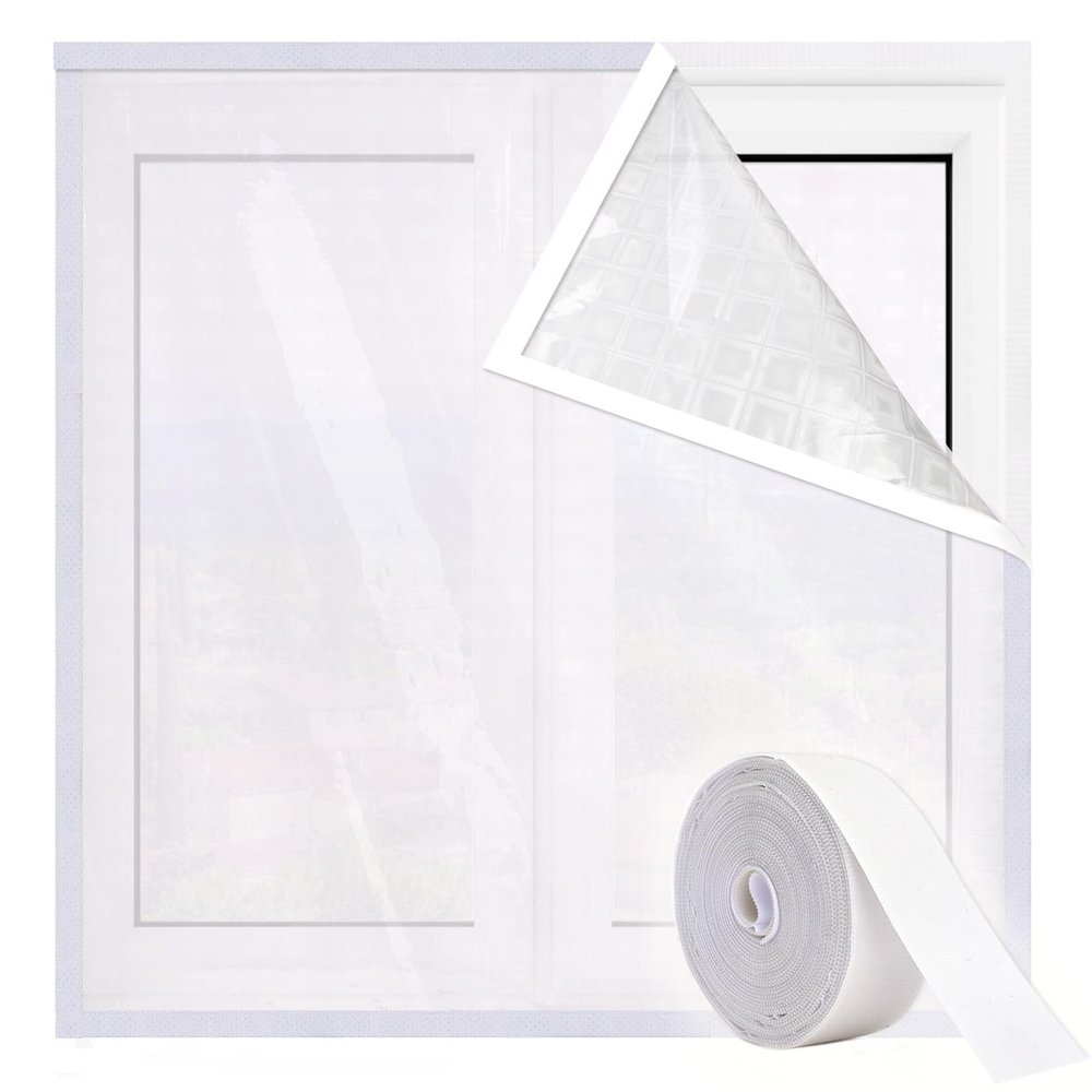 Risareyi Thermal Window Insulation Cover, 55 x 90 cm, White