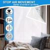 Risareyi Thermal Window Insulation Cover, 55 x 90 cm, White view 2
