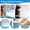Risareyi Thermal Window Insulation Cover, 55 x 90 cm, White view 4