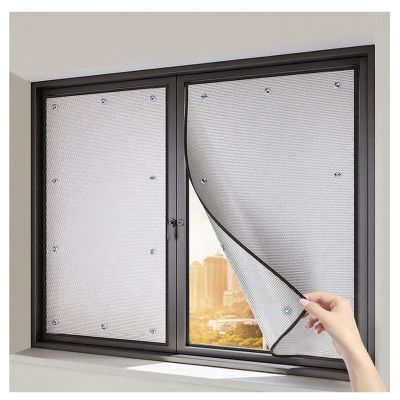 WXGZSKLV Privacy Window Film, Reflective Aluminum Insulation Film, 35 x 35 cm