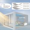 WXGZSKLV Privacy Window Film, Reflective Aluminum Insulation Film, 35 x 35 cm view 2