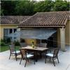 Gray Camouflage Net, 4 x 9 m, Outdoor Privacy & Sunshade view 2