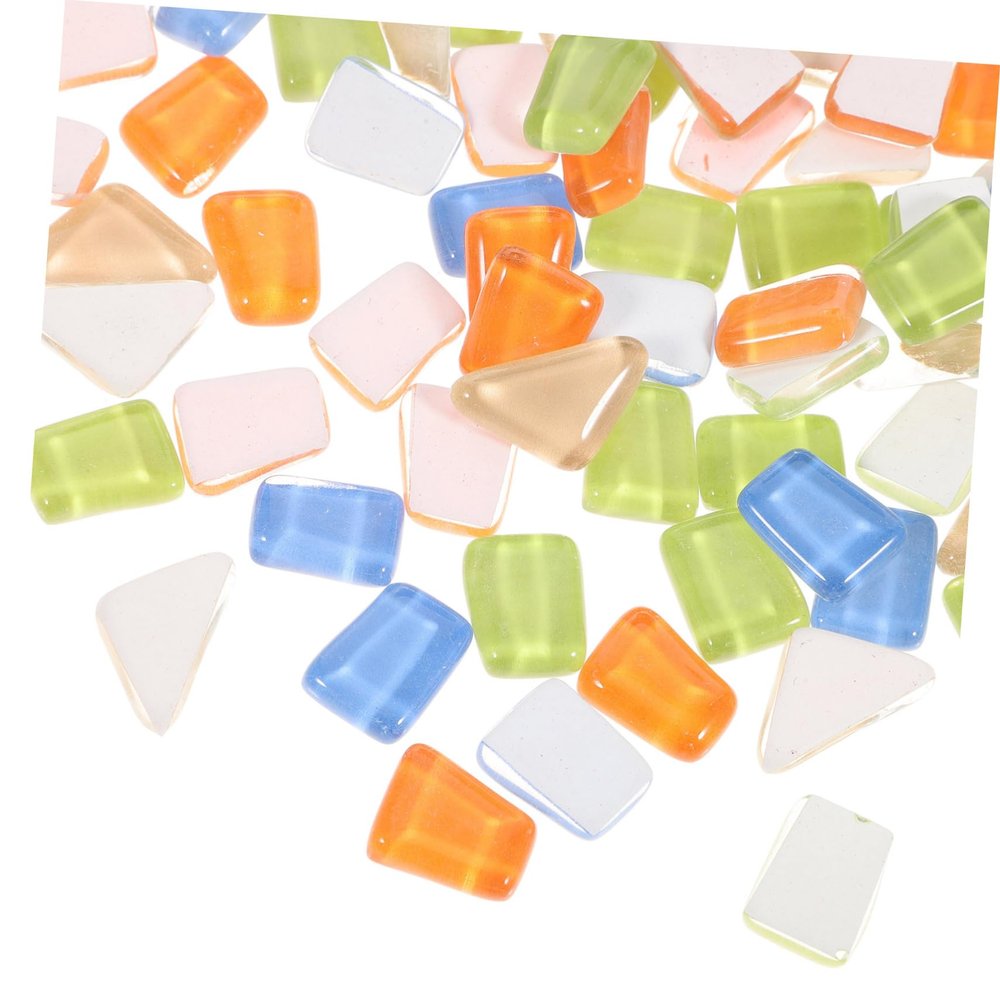 YOSADIER 1-Set Colored Mosaic Tiles for DIY Crafts