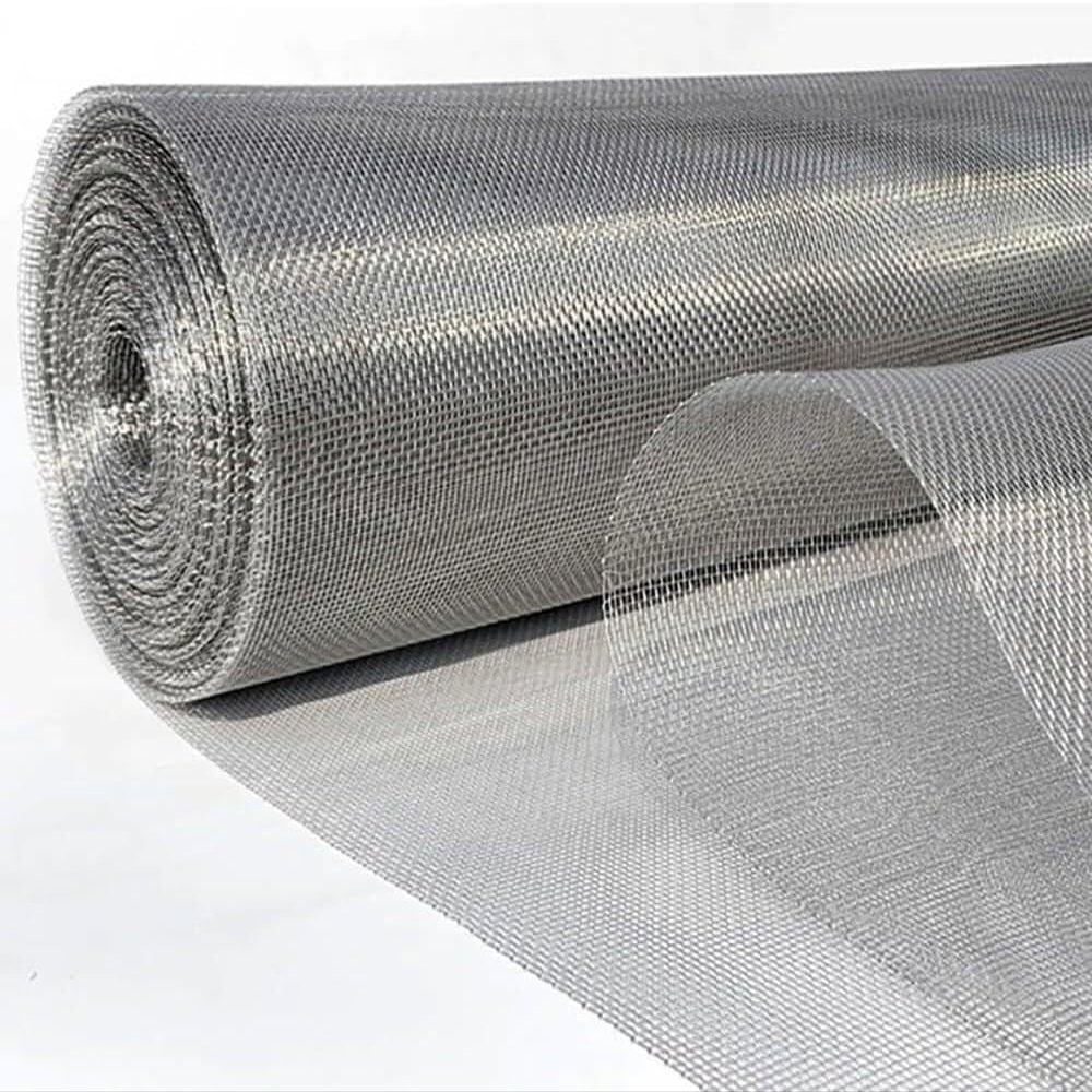 DXEAIN Stainless Steel Filter Mesh, 1 Piece, 304 Stainless Steel Wire Mesh, Filter Screen, 40 Mesh, 100 x 100 cm
