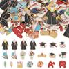 WADORN 42-Piece Enamel Graduation Charms Set view 1