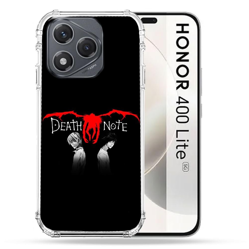 Cokitec Reinforced Protective Case for Honor 400 Lite 5G, Manga Death Note, Black