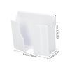 GALPADA 2-Piece Wall-Mounted Holders for Phones and Remote Controls, White view 2