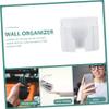 GALPADA 2-Piece Wall-Mounted Holders for Phones and Remote Controls, White view 3