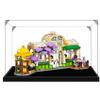 Acrylic Display Case for LEGO 42671 Hanagami Café Model, Dustproof, Clear, Black 3 mm Base view 1