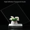 Acrylic Display Case for LEGO 42671 Hanagami Café Model, Dustproof, Clear, Black 3 mm Base view 3