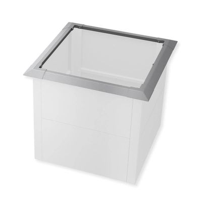 Metzler Slug Barrier for 50 x 50 x 50 cm Raised Beds, Gray Aluminum