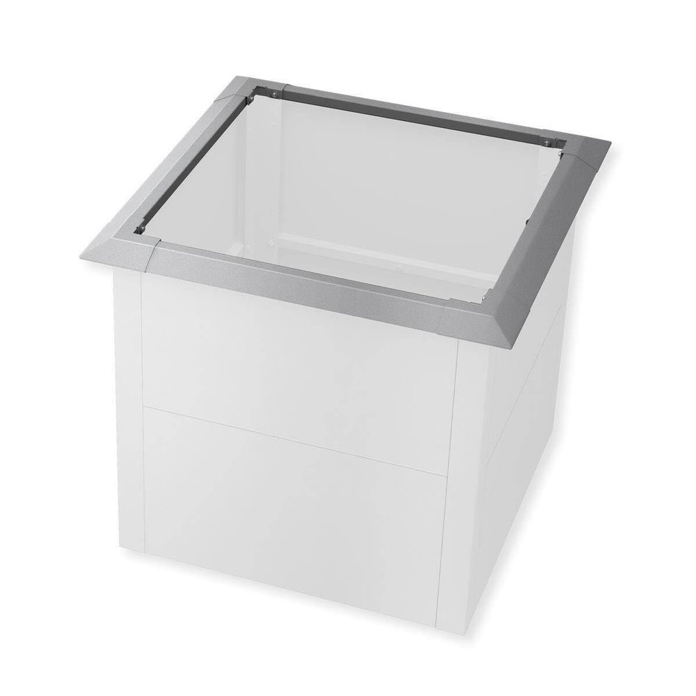 Metzler Slug Barrier for 50 x 50 x 50 cm Raised Beds, Gray Aluminum