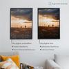 Texas Plastic Poster Frame for 43 x 79 cm Picture, Black, with Acrylic Glass view 3