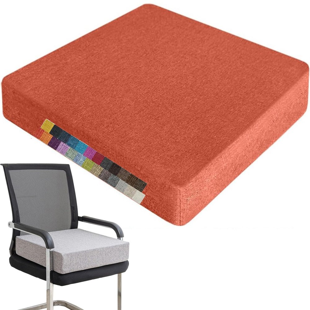 Holomaalahi Patio Outdoor Chair Cushion 35 x 35 x 5 cm, Washable, Zippered, Non-Slip Seat Pad