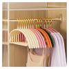 WEOKDFHA Non-Slip Suit Hangers, Coffee, 10-Piece view 4