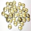 Flat Hot-Fix Iron-On Rivets, Light Gold, 8 mm, 50 Pieces view 2