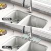 Floral Stone Faucet Mat for Kitchen Sinks, Diatomaceous Earth Absorbent Splash Guard (38.1 x 14 cm) view 3