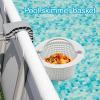 Pool Skimmer Basket Replacement with Handle view 2