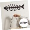 TOYANDONA Vintage Cast-Iron Fishbone Hook for Wall-Mounted Hanging Planters view 2