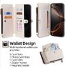 Lucyliy Phone Case for Oppo A3, Flip PU Leather Wallet Case, White view 4