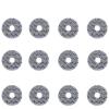 Compatible with Roborock Qrevo Curv, Saros 10R, Revo Pro Robot Vacuums, Mop Pads (Blue, 12 pcs) view 1