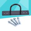 FUNOMOCYA Black Iron Hammock Hooks for Ceiling Mounting view 2