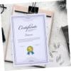 Blank Blue Diploma Paper, 50 Sheets, Printable Certificate Paper view 4