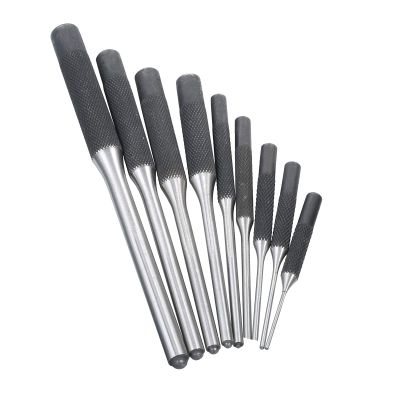 Fydun 9-Piece Roll Pin Punch Set, Steel Hand Tools for Jewelers, Watchmakers and Carpenters