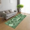 RGLXING Washable Non-Slip Rug Runner, 40 x 90 cm, Green and Black view 2