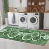 RGLXING Washable Non-Slip Rug Runner, 40 x 90 cm, Green and Black view 4