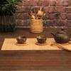 Bamboo Placemat for Kung Fu Tea Sets, Handmade Natural Design view 4