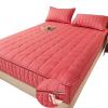 Gray Zippered Mattress Protector, 5-Sided Quilted Cover, Removable Fitted Sheet (170 x 200 + 20 cm, E) view 3