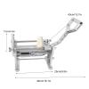 shenruifa Professional Heavy-Duty French Fry Cutter, Stainless Steel Potato Cutter for Commercial Use view 4