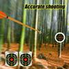 4 Rolls Shooting Target Stickers, 3 Inches, Fluorescent Yellow, 400 Pieces view 4