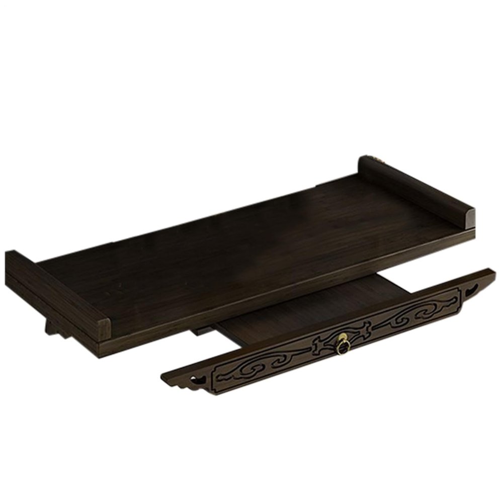 Decorative Two-Tier Wall Shelf, Buddha Altar Shrine Table, 39 x 26 x 12 cm