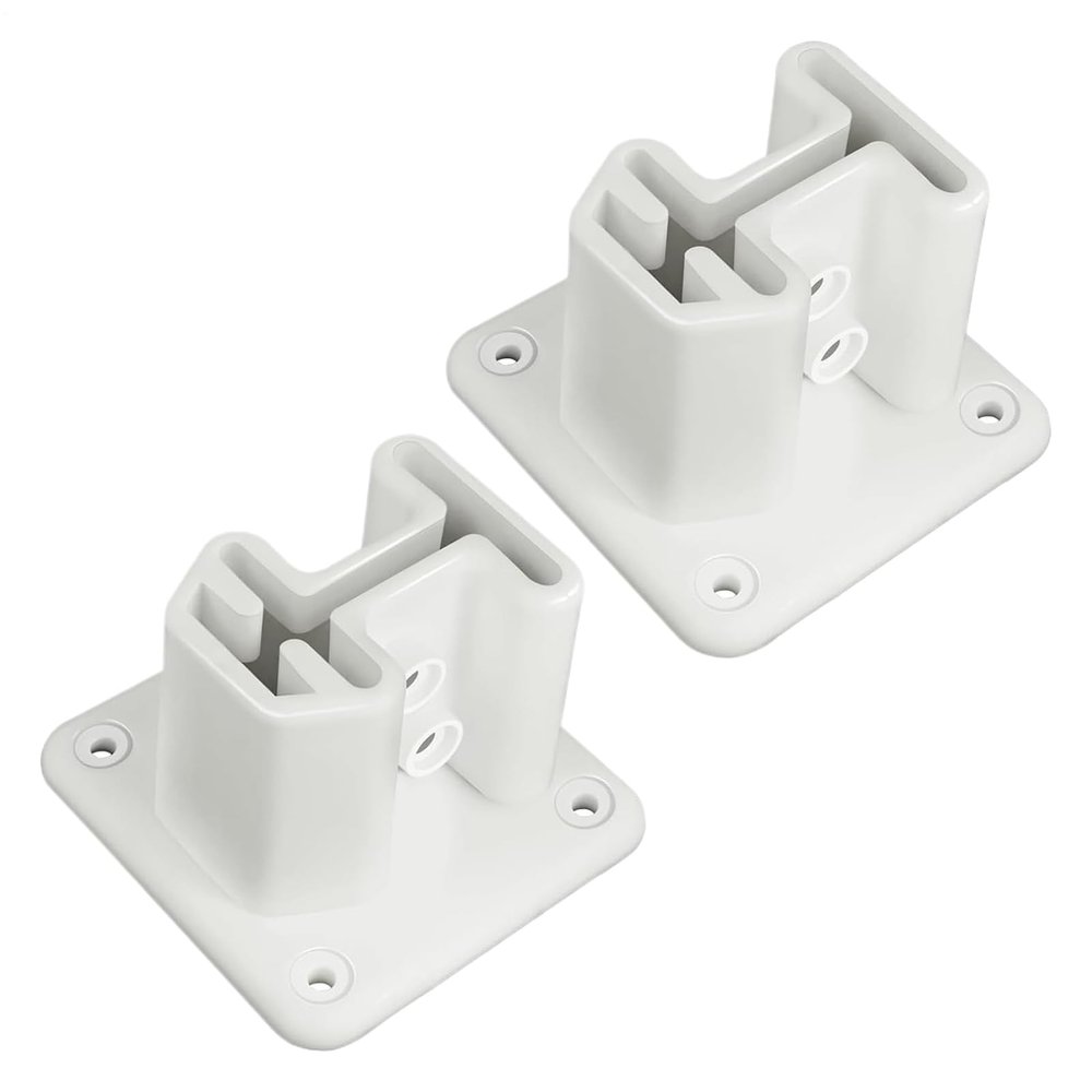 Pool Ladder Flanges, Deck-Mount Brackets, Heavy-Duty Resin Replacement Hardware