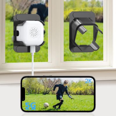 ANYQOO Indoor Window Camera, 3MP 2K, 2.4GHz & 5GHz Dual-Band Wi-Fi