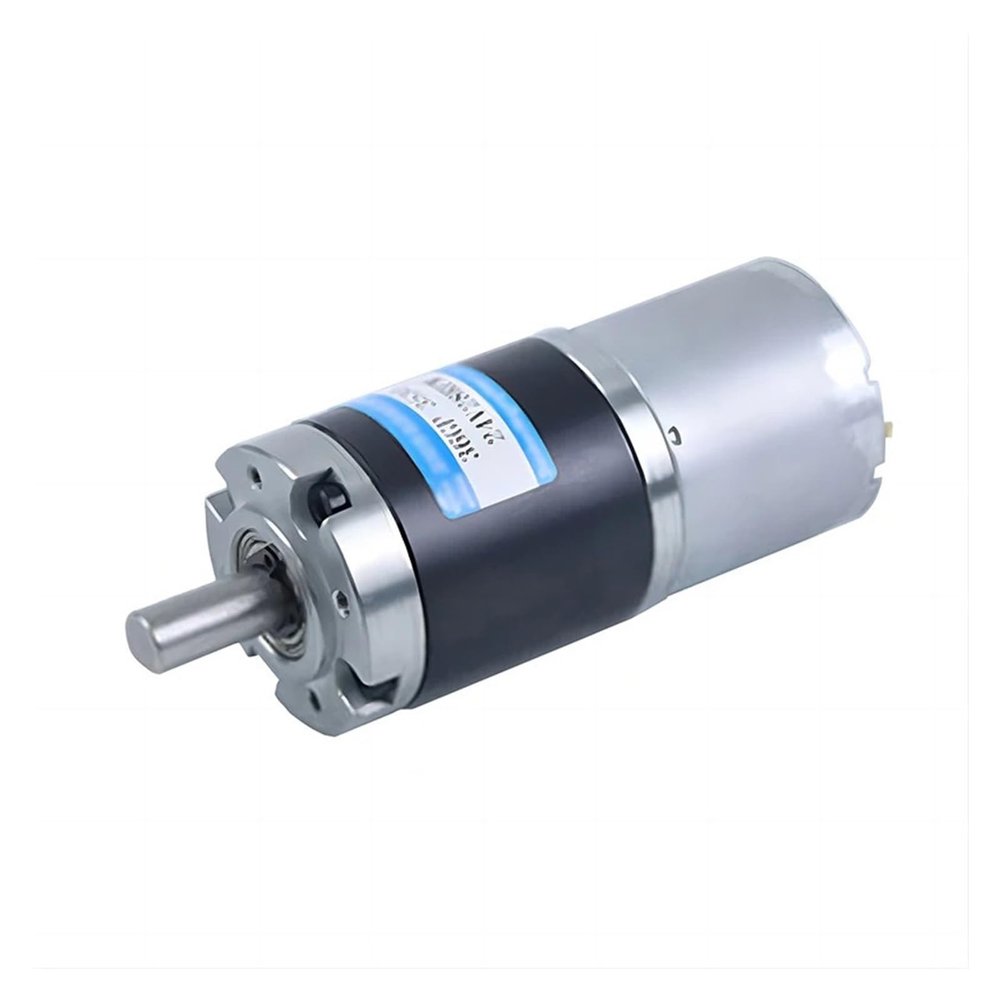 FBFTGMRMTA DC Planetary Gear Motor, 36 mm, 12 V/24 V, 6 mm/8 mm Shaft, 36GP-3530, Adjustable Speed (86 RPM, 24 V, 6 mm Shaft)
