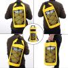 KGFCE PVC Dry Bag for Women and Men, 10L/20L, Waterproof Shoulder Bag for Kayaking, Trekking, Drifting, Rafting, Surfing and Boating, Green, 20L UK view 3